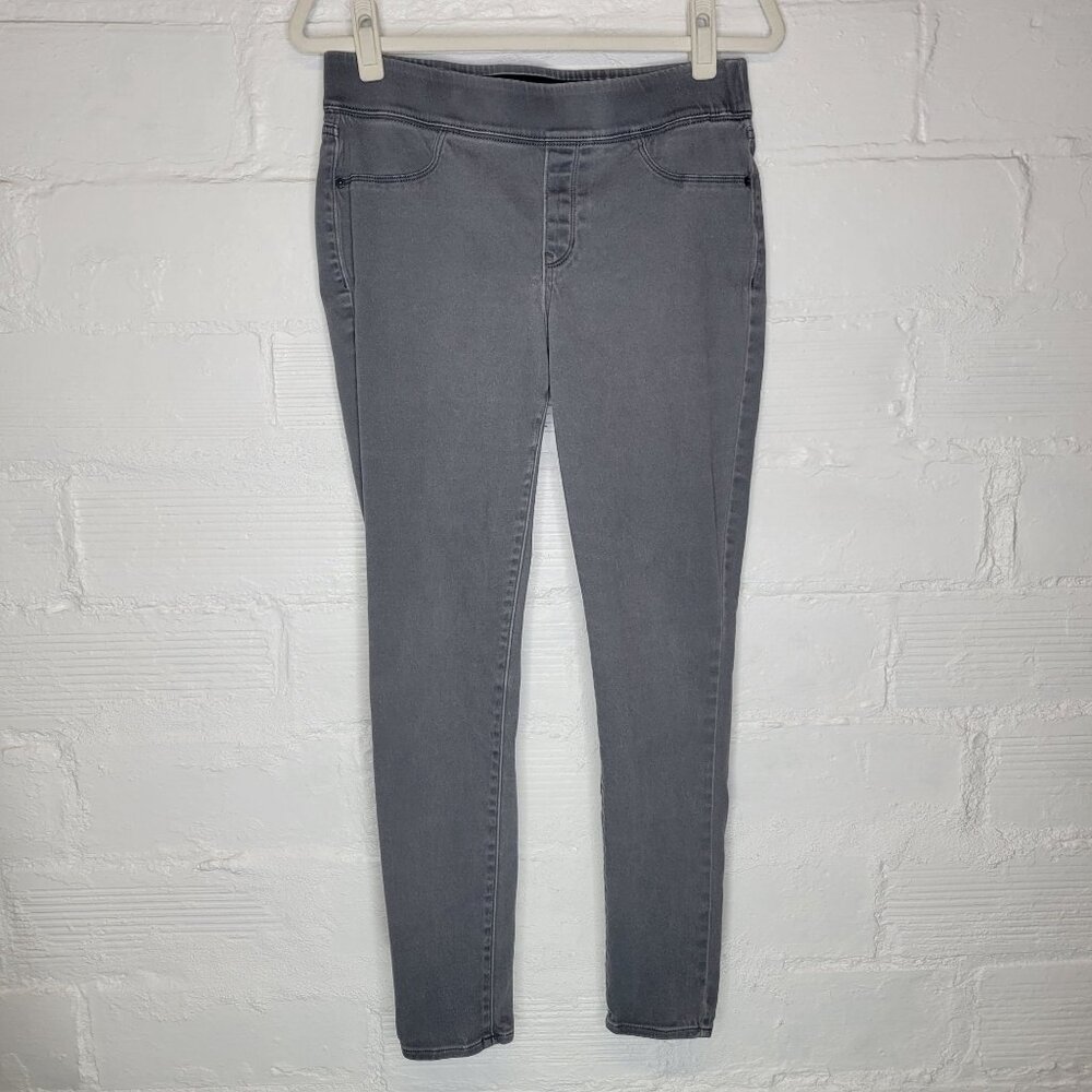 Old Navy Women's Size 8 Pants Rockstar Mid Rise Gray Pull On